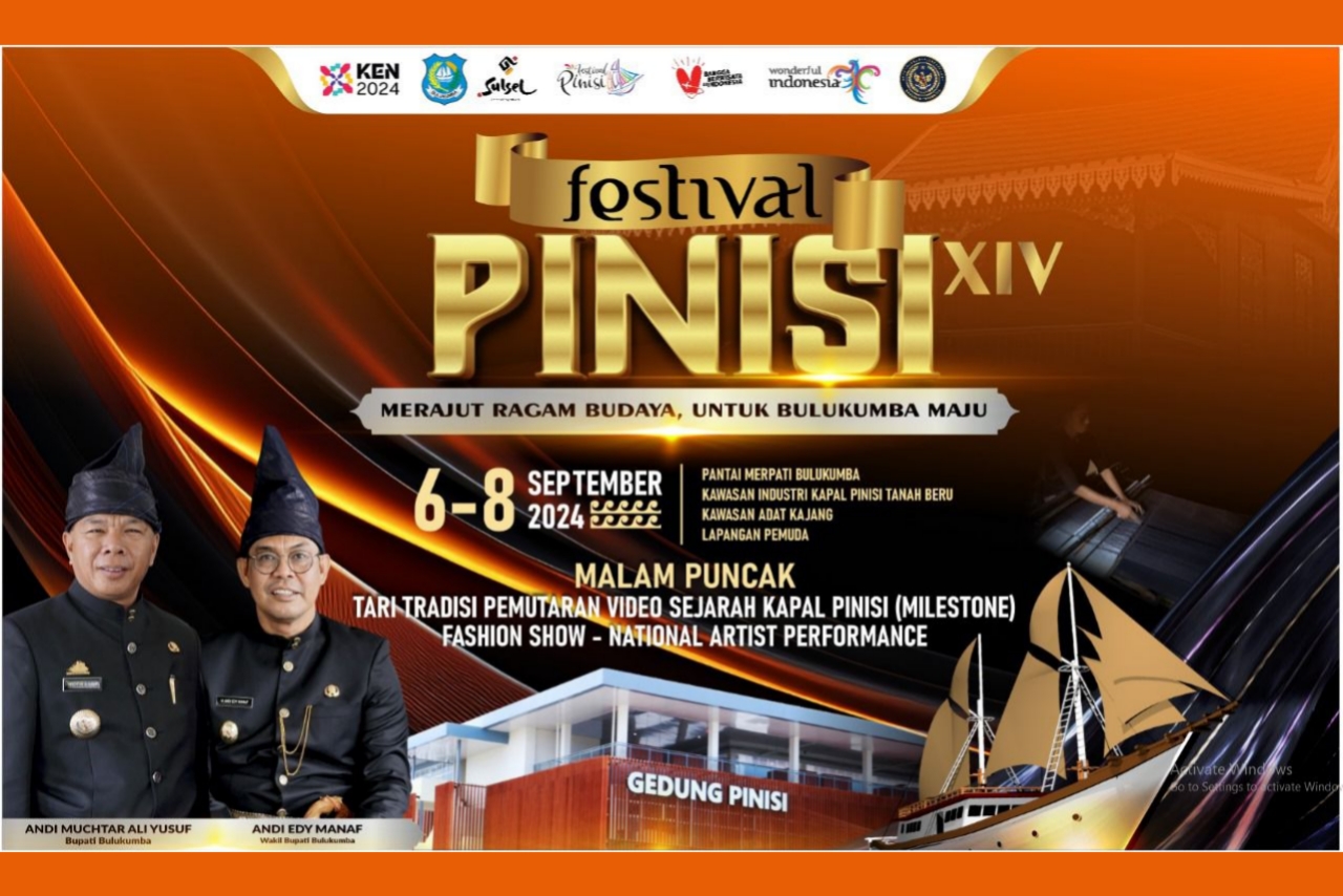 Ritual Adat Kajang hingga Pelayaran Kapal ke Pantai Merpati di Festival Pinisi 2024