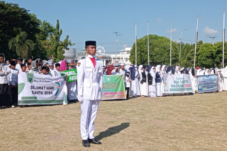 Santri As’adiyah Galung Beru Sukses Laksanakan Tugas Komandan Apel HSN 2024