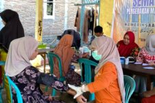 Peringati Harlah Ke 65, PMII Bantaeng Gelar Pemeriksaan Gratis Masyarakat Desa Bontorannu