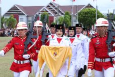 Paskibra Bulukumba Sukses Kibarkan Bendera Merah Putih