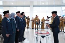 Lantik 5 Kepala OPD Hasil Selter, Andi Utta: Indikator Jabatan Adalah Kinerja dan Prestasi