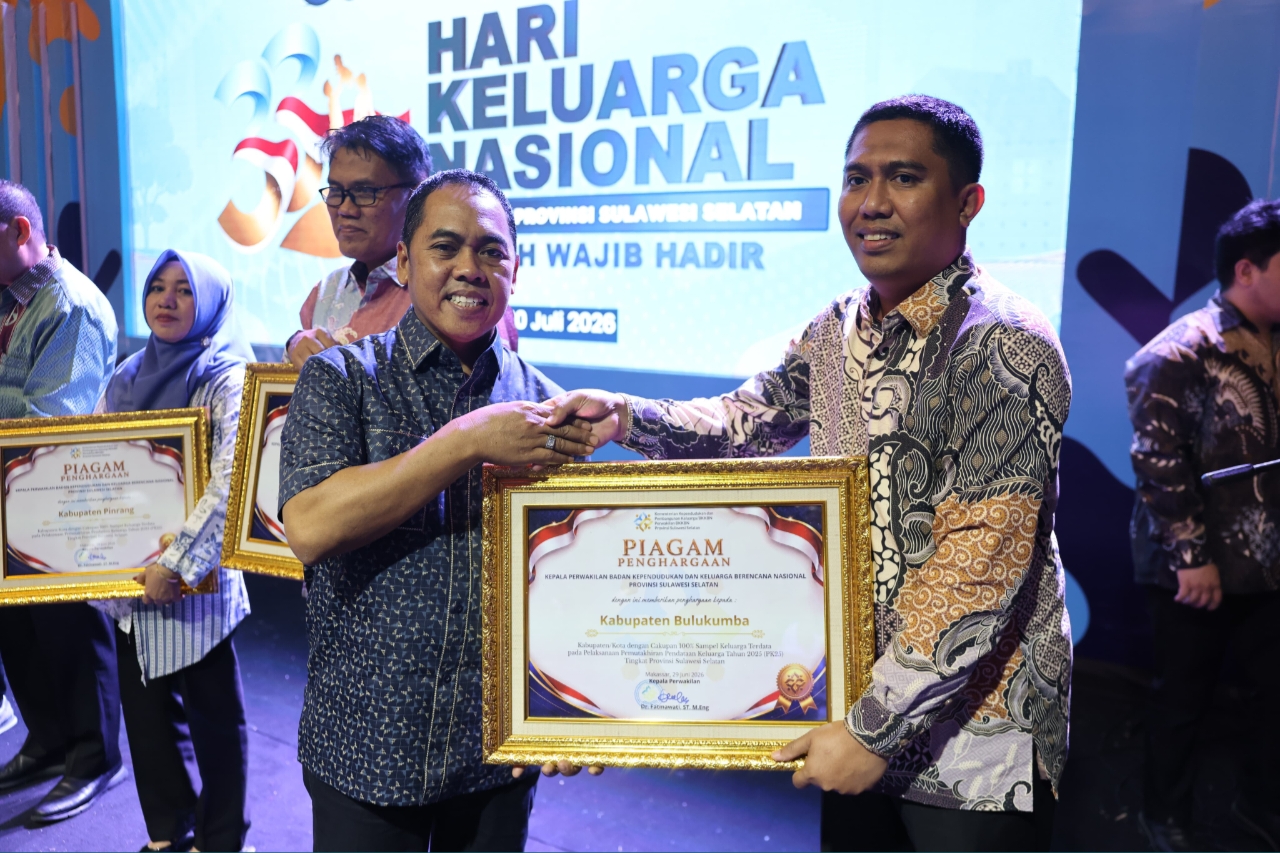 Prestasi Gemilang! Bulukumba Raih Lima Penghargaan pada Harganas ke-33 Sulawesi Selatan