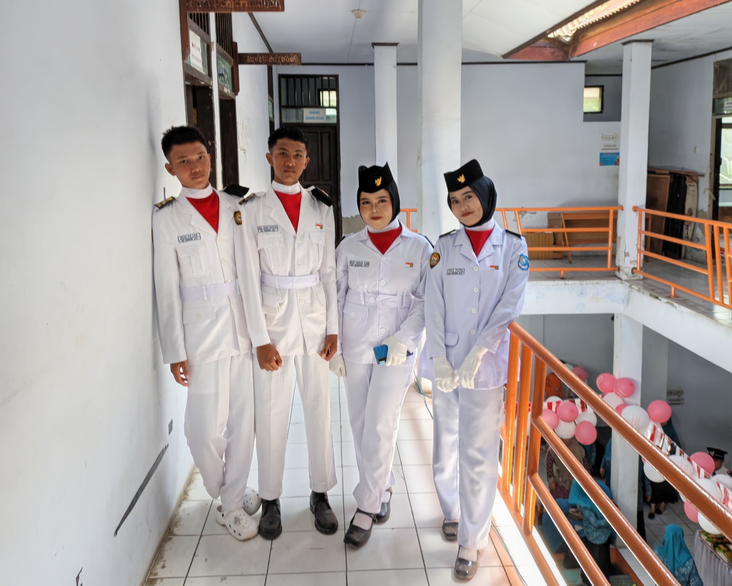 Banggakan Madrasah, Empat Siswa MAS Gunung Jati Jadi Paskibraka Kecamatan Gantarang